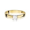 Pierścionek W0341 Diament Laboratoryjny 0,25ct żółte złoto