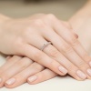 Pierścionek W0364 Diament Laboratoryjny 0,30ct różowe złoto