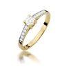 Pierścionek W0364 Diament Laboratoryjny 0,30ct żółte złoto