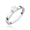 Pierścionek W0562 Diament Laboratoryjny 0,25ct białe złoto