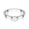 Pierścionek W0562 Diament Laboratoryjny 0,25ct białe złoto
