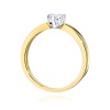 Pierścionek W0562 Diament Laboratoryjny 0,25ct żółte złoto