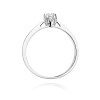 Pierścionek W0295 Diament Laboratoryjny 0,15ct białe złoto