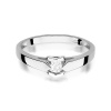 Pierścionek W0320 Diament Laboratoryjny 0,10ct białe złoto