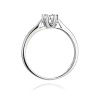 Pierścionek W0328 Diament Labortoryjny 0,08ct białe złoto
