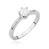 Pierścionek W0428 Diament Laboratoryjny 0,40ct białe złoto