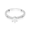 Pierścionek W0428 Diament Laboratoryjny 0,40ct białe złoto