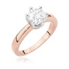 Pierścionek W0482 Diament Laboratoryjny 1,00ct różowe złoto