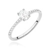 Pierścionek W0582 diament laboratoryjny 0,30ct białe złoto