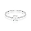 Pierścionek W0582 diament laboratoryjny 0,30ct białe złoto