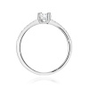 Pierścionek W0582 diament laboratoryjny 0,30ct białe złoto
