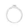 Pierścionek W0262 Diament 0,10ct białe złoto