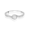 Pierścionek W0658 Diament 0,08ct białe złoto