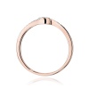 Pierścionek W0658 Diament 0,08ct różowe złoto