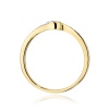 Pierścionek W0658 Diament 0,08ct żółte złoto