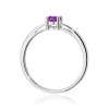 Pierścionek W0685 Ametyst 0,40ct białe złoto
