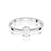 Pierścionek W0685 Diament Laboratoryjny 0,40ct białe złoto