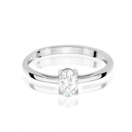 Pierścionek W0685 Diament Laboratoryjny 0,40ct białe złoto