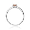 Pierścionek W0685 Morganit 0,40ct białe złoto