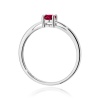 Pierścionek W0685 Rubin 0,60ct białe złoto