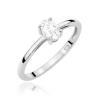 Pierścionek W0685 Szafir Biały 0,50ct białe złoto