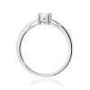 Pierścionek W0685 Szafir Biały 0,50ct białe złoto