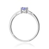 Pierścionek W0685 Tanzanit 0,40ct białe złoto