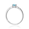 Pierścionek W0685 Topaz Swiss 0,50ct białe złoto