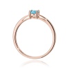 Pierścionek W0685 Topaz Swiss 0,50ct różowe złoto