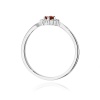 Pierścionek W0702 Rubin 0,15ct białe złoto