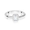 Pierścionek W0707 Diament 0,13ct białe złoto