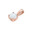 Zawieszka Z0576 Diament Laboratoryjne 1,00ct różowe złoto