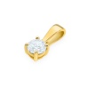 Zawieszka Z0576 Diament 0,40ct żółte złoto