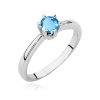 Pierścionek W0563 Topaz Swiss 0,50ct białe złoto