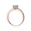 Pierścionek W0563 Topaz 0,50ct różowe złoto