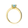 Pierścionek W0563 Topaz Swiss 0,50ct żółte złoto
