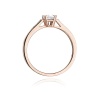 Pierścionek W0078 Diament Laboratoryjny 0,60ct różowe złoto
