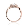 Pierścionek W0182 Diament Laboratoryjny 0,70ct różowe złoto