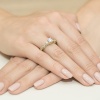 Pierścionek W0023 Diament 0,70ct żółte złoto