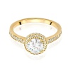 Pierścionek W0508 Diament 0,70ct żółte złoto
