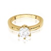 Pierścionek W0563 Diament 0,70ct żółte złoto