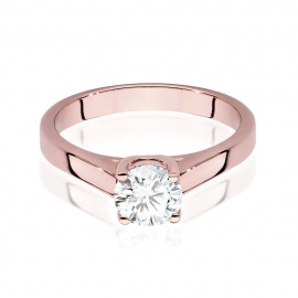 Pierścionek W0544 Diament 0,70ct różowe złoto