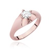 Pierścionek W0545 Diament 0,50ct różowe złoto