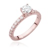 Pierścionek W0546 Diament 0,50ct różowe złoto