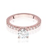 Pierścionek W0546 Diament 0,70ct różowe złoto
