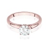 Pierścionek W0547 Diament 0,70ct różowe złoto