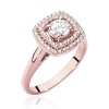 Pierścionek W0548 Diament 0,50ct różowe złoto
