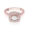 Pierścionek W0548 Diament 0,50ct różowe złoto