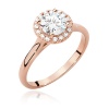 Pierścionek W0550 Diament 0,70ct różowe złoto