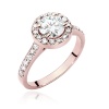 Pierścionek W0551 Diament 0,70ct różowe złoto
